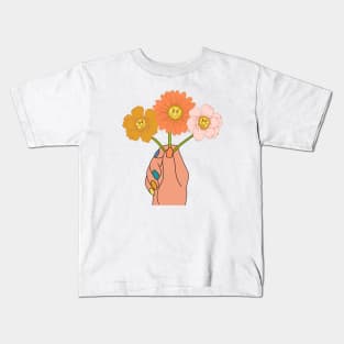 Flower Hand Kids T-Shirt